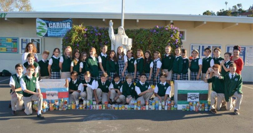 SOUPer Bowl Canned Food Drive at St. Therese Academy