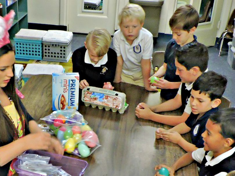 Nazareth Students Celebrate Easter with Resurrection Eggs